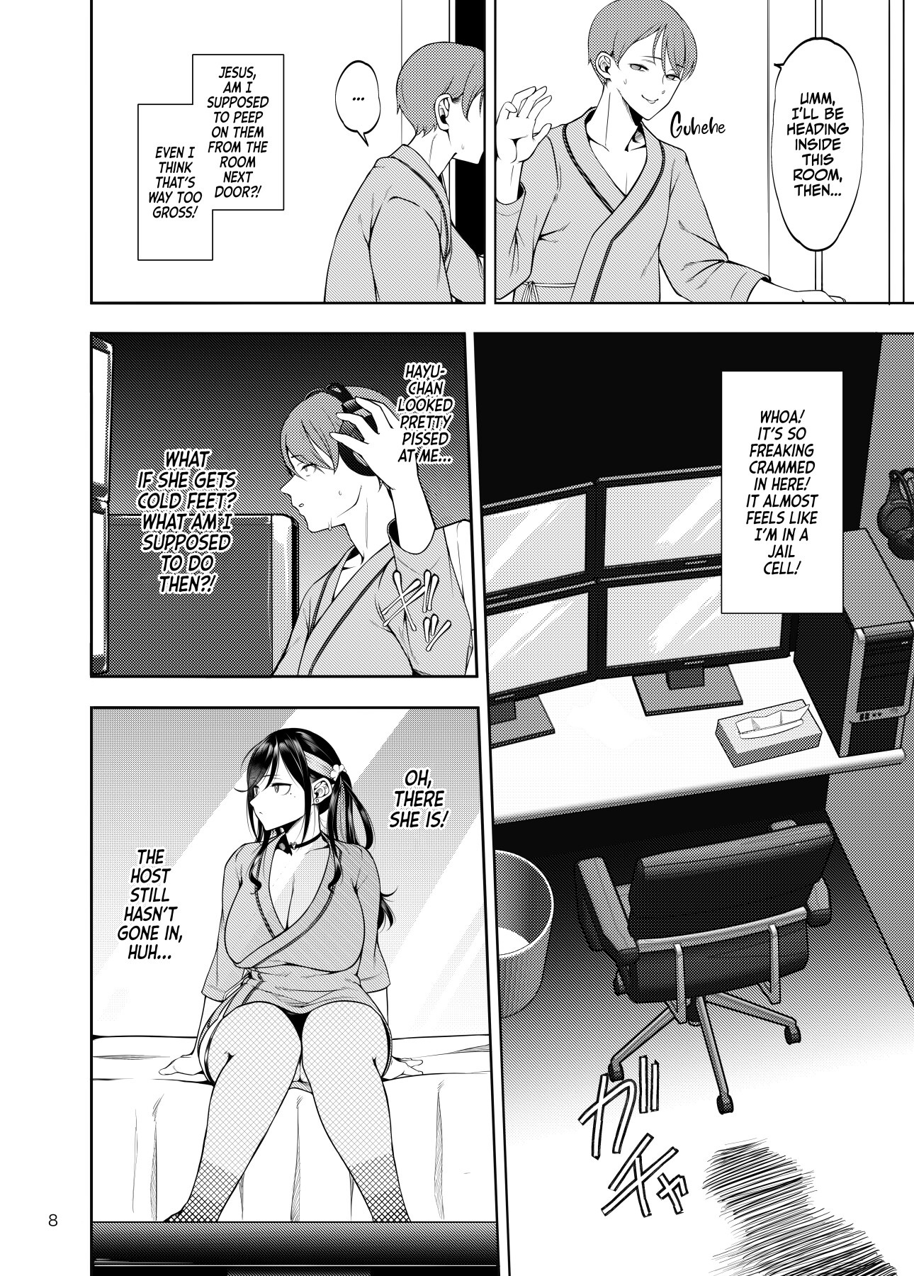 Hentai Manga Comic-Taking My GF to the NTR Brothel Wasn't a Good Idea!-Read-9